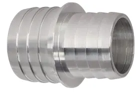 An627-21a Ict Billet 1-1/4 Inch To 1-1/2 Hose Barb Splice Coupler Repair Reducer Fitting