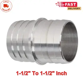 An627-24a Ict Billet 1-1/2 Inch To Hose Barb Splice Coupler Repair Mend Fitting An627-24a Ict Billet 1-1/2 Inch To Hose Barb Splice Coupler Repair Mend Fitting