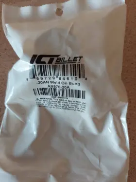 An970-20a Ict Billet Weld-on Fitting Weld On Bung Aluminum -20an Male Straight An970-20a Ict Billet Weld-on Fitting Weld On Bung Aluminum -20an Male Straight
