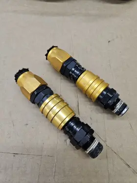 51412bj Jiffy-tite 12an Male Socket Fitting 1/2 Inch Npt A Valvew/ Buna Seals Pair
