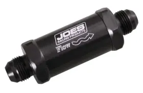 42406 Joes Racing Products Inline Fuel Filter 140 Micron Mesh #6 An