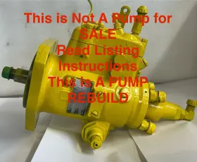Dm442d28 John Deere 340d Injection Pump Rebuild Service Engine 4-276t Ship Us Your