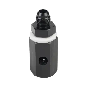 Tf-1132-an6-bk Jonjea 1pc 6an Male Fuel Cell Tank Rollover Roll Over Vent Valve Aluminum Black Adapter