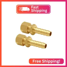 6zm-fer-71785 Joywayus 2pcs Brass Fuel Line Adapter 3/8 Inch Compression Tube Od To 5/16 Hose Bar 6zm-fer-71785 Joywayus 2pcs Brass Fuel Line Adapter 3/8 Inch Compression Tube Od To 5/16 Hose Bar
