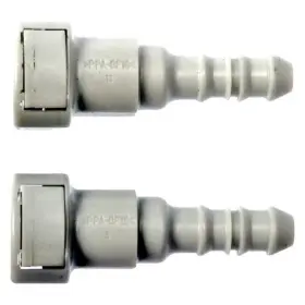 Alx-pau-rb-800-116-cl360a50 Karparts360 Fuel Line Connector Plastic Hose Barb End 2 5/16 Inches Fitting Size And 1