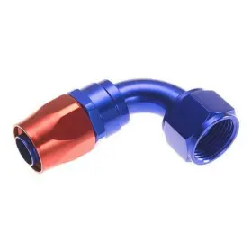 Mlx-rhp1090-16-1-cl360a50 Karparts360 Red Horse Performance Aluminum Hose End -16 An 90 Degree Female And Blue