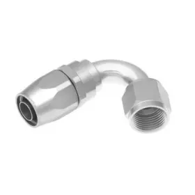 Mlx-rhp1120-08-5-cl360a50 Karparts360 Red Horse Performance Aluminum Hose End -08 An 120 Degree Female Clear