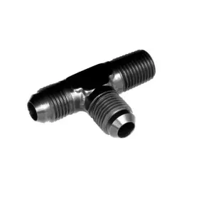 Mlx-rhp826-08-06-2-cl360a50 Karparts360 Red Horse Performance Tee Adapter -08 An X -06 3/8in Black