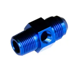 Mlx-rhp9194-06-06-1-cl360a50 Karparts360 Red Horse Performance Port Adapter -06 Male An/jic To 3/8 Npt Blue
