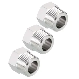 Klf250423zz000080jp Kozelo 3 Pack 3/4 Inch Male To 1/2 Female Npt Stainless Steel Hex Bushings For Pipes