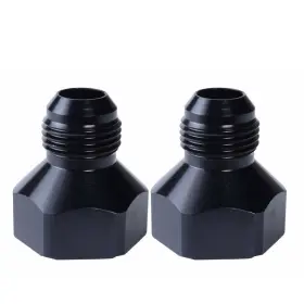 Kd4420bk Kyrie-autoparts 2 2pcs 10an Female To 6an Male Flare Reducer Fitting Fuel Cell Bulkhead Adapter