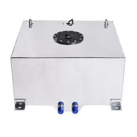 Ab-331209-8834 Leadzm 15 Gallon 60l Aluminum Polished Racing Drift Fuel Cell Tank Level Sender