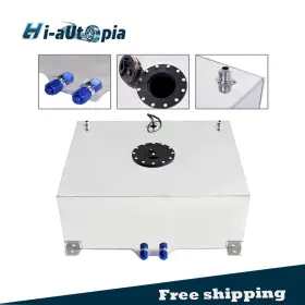 Ap-331209-8830 Leadzm 20 Gallon Lightweight Polished Aluminum Race Drift Fuel Cell Tank Level Sender