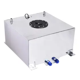 Eb-331209-8838 Leadzm 10 Gallon/ 40l Polished Aluminum Race Drift Fuel Cell Tank Level Sender