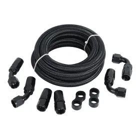 Lencool Racing 726223248820 8an Fuel Line Kit Nylon Braided Hose Fitting Adapter Cpe 10ft Black Lencool Racing 726223248820 8an Fuel Line Kit Nylon Braided Hose Fitting Adapter Cpe 10ft Black