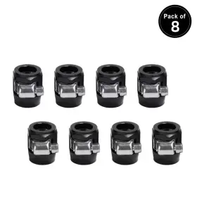 10an Lencool Racing 746964297901 Flexible Rubber Hose Pipe Clamp End Finisher For 5/8 Fuel/gas/oil 8pcs 10an Lencool Racing 746964297901 Flexible Rubber Hose Pipe Clamp End Finisher For 5/8 Fuel/gas/oil 8pcs