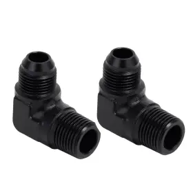 Lk-an8-3 Lencool Racing Lk-an8-3/8npt90 8an Male To 3/8 Inch Npt 90 Degree Union Coupler Fitting Coupling Aluminum 2pcs