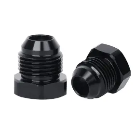 Lk-bpf-8an Lencool Racing 8an Male Flare Blanking Plug Fitting Adapter Hex Aluminum 2pcs