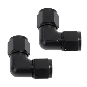Lk-fan4z-an490 Lencool Racing 4an Female To 90 Degree Low Profile Swivel Coupler Union Fitting 2pcs