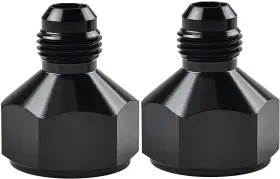 Lk-fm-10an8an Lencool Racing 10an Female To 8an Male Flare Reducer Hose Fitting Adapter Black Aluminum 2pcs