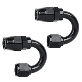 Lk-ptfe-6an180 Lencool Racing 6an 180 Degree Ptfe Hose End Fitting Adapter Fit For Only 2pcs