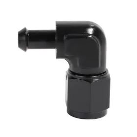 Fan6-3 Lencoolracing Lk-90 Fan6-3/8 6an Female To 3/8 Inch Barb Fitting An6 Swivel Hose Adapter 90 Degree Aluminum 1pc