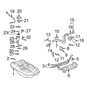 2328020060 Lexus Oe Fuel Injection Pressure Regulator