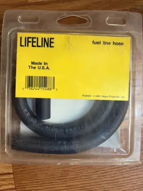 301018 Lifeline Fuel Line Hose 3/8 Inch I.d. 2 Ft Part Made In Usa