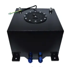 Ms-331209-8843 Likedeal 5 Gallon Black Coated Aluminum Racing/drifting Fuel Cell Gas Tank Level Sender