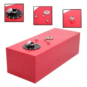 Likedeal Ys-331209-1720 15 Gallon Top-feed Aluminum Race Drift Fuel Cell Tank Level Sender And Caps