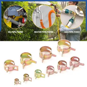 Littlestar2018 C17611-l Spring Band Clip 5 6 7 8 9 10 11 12 14 15 17 20 22 25 28 32mm Vacuum Hose Clamp