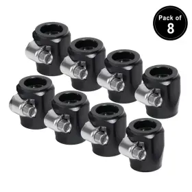 Lokocar 738281169542 8an Flexible Rubber Hose Pipe Clamps 13-18mm Fits 1/2 Fuel Gas Oil