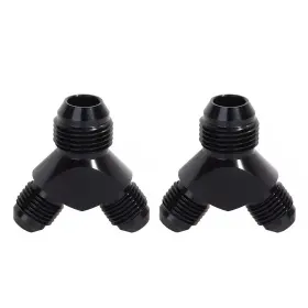 Lk-an-866y Lokocar 8an To 6an Y Type Block Flare Fitting Adapter Union Splitter 2pcs