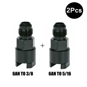 Lk-an6an8-38516-zh Lokocar 6an And 8an Male To 3/8 Inch 5/16 Fuel Rail Adapter Fitting 1pc 2pcs