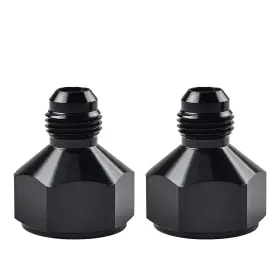 Lk-fm-10an6an Lokocar 10an Female To 6an Male Swivel Coupler Union Fuel Fittings Adapter Aluminum 2pcs