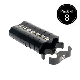 Lk-hsc-an4 Lokocar 4an Braided Hose Separator Clamp An4 Fitting Adapter Bracket Black 8pcs Lk-hsc-an4 Lokocar 4an Braided Hose Separator Clamp An4 Fitting Adapter Bracket Black 8pcs