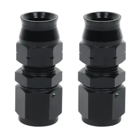 Lk-ptfe8an-1 Lokocar Lk-ptfe8an-1/2 8an Female Flare To 1/2 Compression Hardline Fitting Aluminum Black 2pcs
