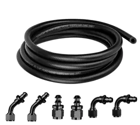 Plhf-4an Lokocar Lk-rfh-1/425ft Rubber Fuel Hose Line 1/4 Inch Id 25ft With 4an Push Lock Fitting Barb End Black Plhf-4an Lokocar Lk-rfh-1/425ft Rubber Fuel Hose Line 1/4 Inch Id 25ft With 4an Push Lock Fitting Barb End Black