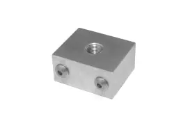 Lon52-43540 Longacre Firewall Junction - 1 Hole 1/8 In Npt Aluminum Natural Each