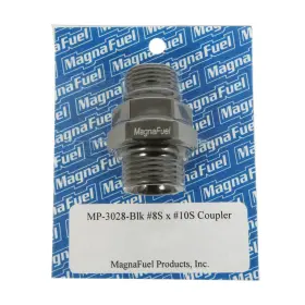 Mp-3028-blk Magnafuel/magnaflow Fuel Systems Coupler Fitting - 10an To 8an Straight Black