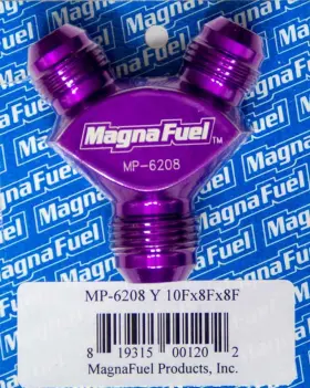 Mp-6208 Magnafuel Racing Fuel Systems Mp 6208 10an Male And 8an Y Fitting