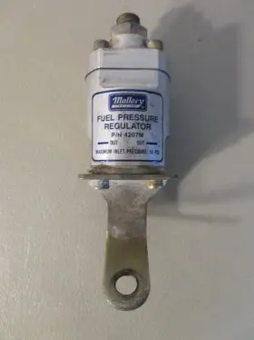 4207m Mallory Fuel Pressure Regulator Racing For Parts Or Repair Untested