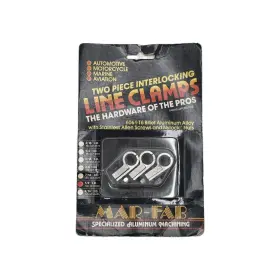 Lc1-5000 Mar Fab Mar-fab 2 Piece Interlocking Line Clamps 1/2 Inch Od Billet Aluminum Nos With Hardware Lc1-5000 Mar Fab Mar-fab 2 Piece Interlocking Line Clamps 1/2 Inch Od Billet Aluminum Nos With Hardware