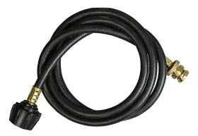 660-825 Martin 6 Foot Bulk Rubber Tank Hose Adapter For Use With Disposable Bottle Re