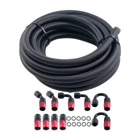 2b7hqg Maxpeedingrods 6an An6 16ft Fuel Hose Line Kit Stainless Steel Nylon Braided End Red 2b7hqg Maxpeedingrods 6an An6 16ft Fuel Hose Line Kit Stainless Steel Nylon Braided End Red