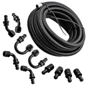 4boatz Maxpeedingrods 20feet 6an Stainless Steel Braided Oil Line An6 Fitting Hose End 10 Pcs New 4boatz Maxpeedingrods 20feet 6an Stainless Steel Braided Oil Line An6 Fitting Hose End 10 Pcs New