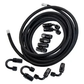 7imzqn Maxpeedingrods 16 Feet Stainless Steel Nylon Braided Oil Fuel Hose Line And An6 Fitting Kit