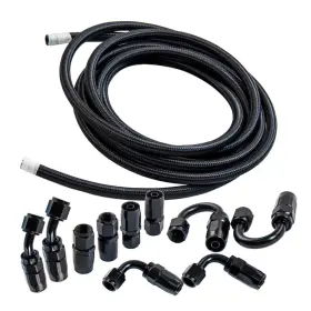 96ilhb Maxpeedingrods 6an Oil Fuel Line 16ft Braided Hose With 10x Swivel Fittings Kit Universal 96ilhb Maxpeedingrods 6an Oil Fuel Line 16ft Braided Hose With 10x Swivel Fittings Kit Universal
