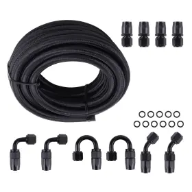 A106bc Maxpeedingrods Boost Control Valve Kit Manual Adjuster With 3-way And T-fitting