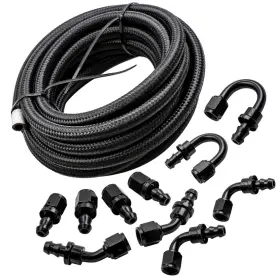 M2rjea Maxpeedingrods 20feet 6an Stainless Steel Braided Oil Line An6 Fitting Hose End 10 Pcs New